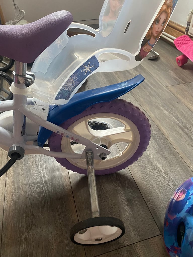 Girls bike and helmet 