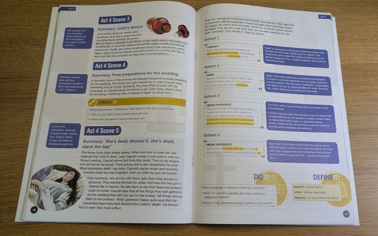 Scholastic AQA GCSE English Literature Study Guide Romeo & Juliet