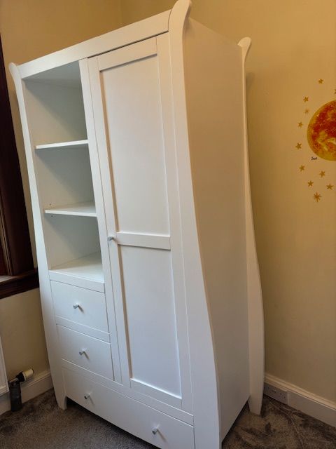 Nursery Set - Cot bed / Wardrobe / Changing Table Cabinet