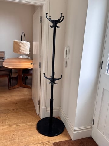 IKEA HEMNES Hat and Coat Stand – Black Metal in Uckfield, East