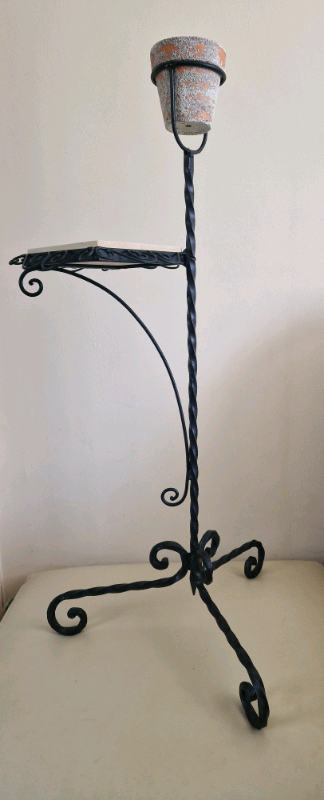Ornate decorative plant shelf