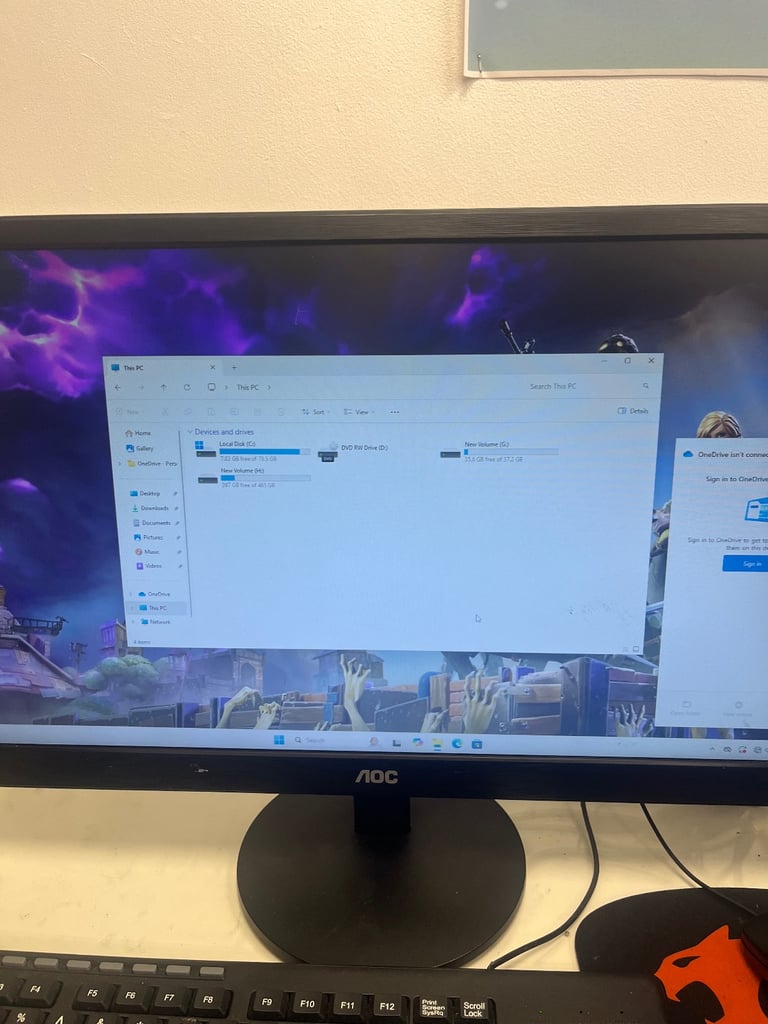 Fortnite gaming pc 