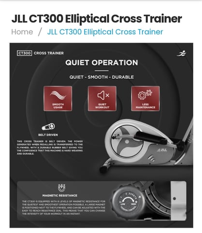 JLL CT300 Elliptical Cross Trainer £150 ono | in Inverness, Highland |  Gumtree