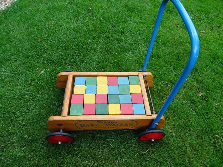 Triang Baby Walker with blocks