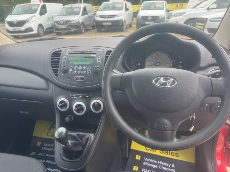 2010 Hyundai i10 1.2 Comfort 5dr HATCHBACK PETROL Manual