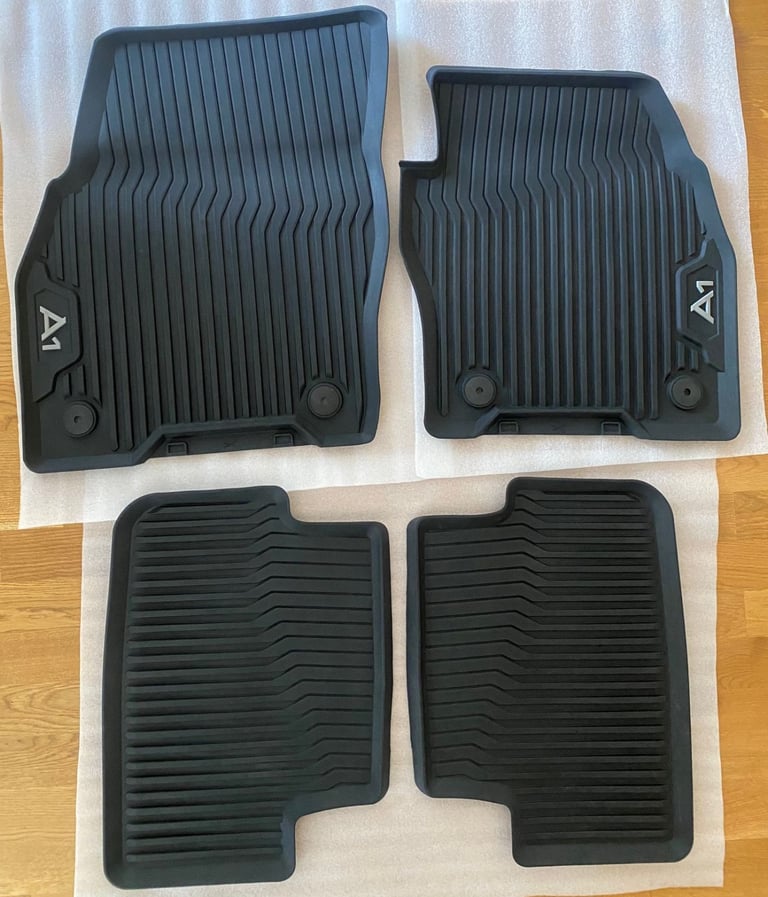 image for Genuine Audi A1 Rubber Mats Full Set - Excellent Condition!