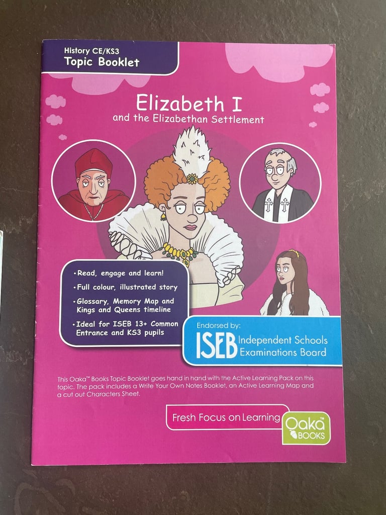 24 x Oaka Books Booklets KS3 History Bundle Common Entrance KS3 SEN - 9 Topics