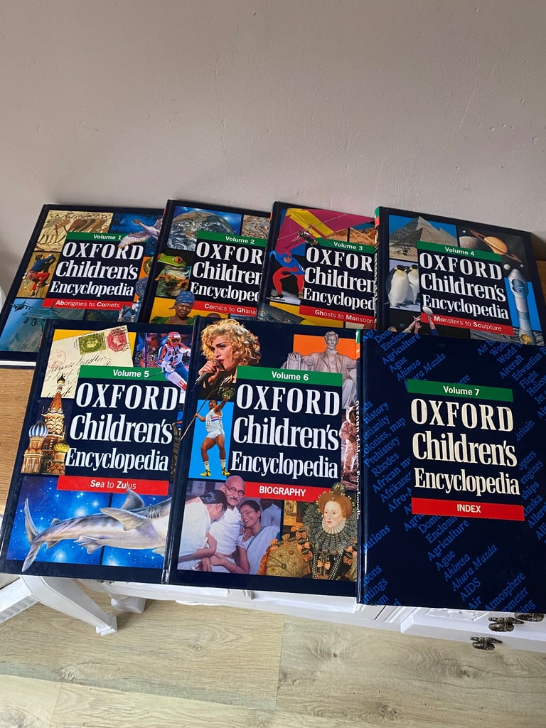 Oxford Children’s Encyclopaedia books 
