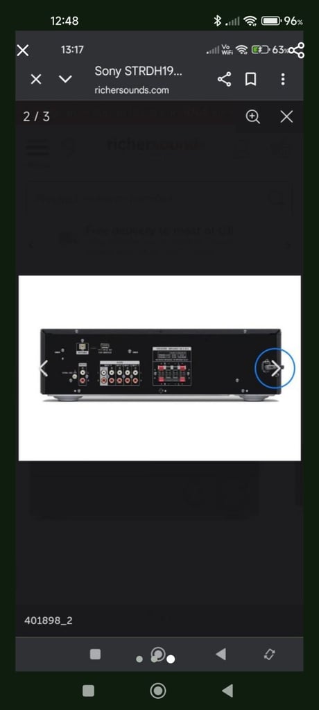 New boxed Sony 100 watt Amplifier with Bluetooth 