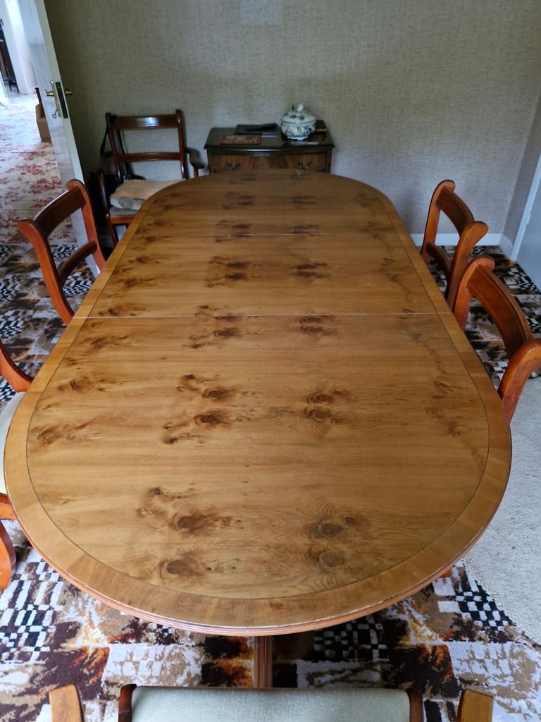 image for Beautiful yew dining table 