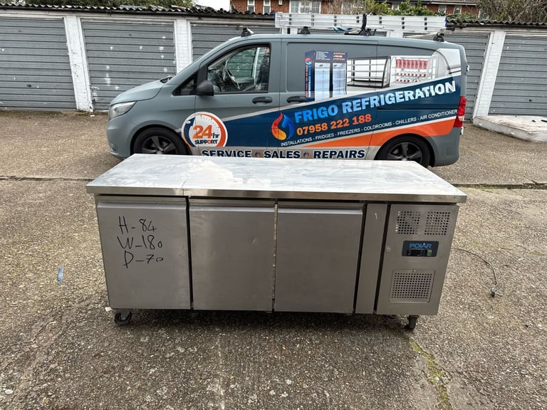 Commercial fridge bench counter cafe undercounter fridge 