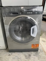 HOTPOINT 8kg washing machine silver in fully working order 
