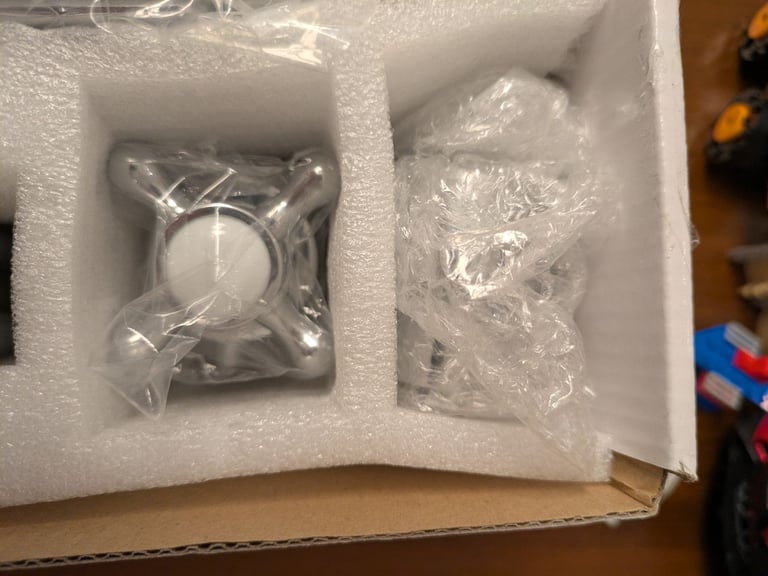 Enki Regent Traditional Shower Thermostatic Valve Chrome/White