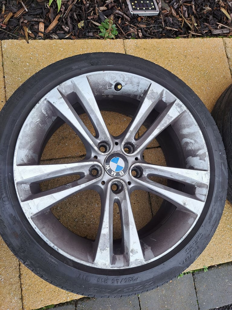 4 genuine bmw 18 inch alloys and tyres 4 series free delivery 