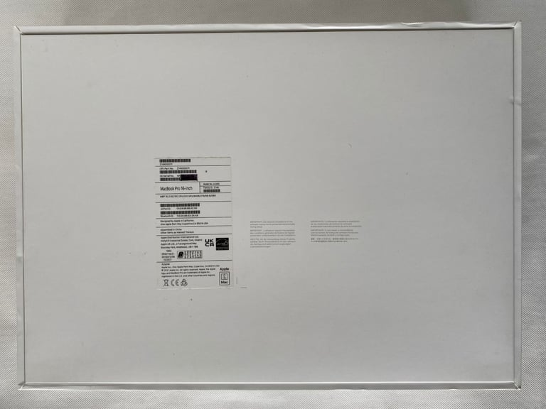 Apple MacBook Pro 14-inch, 16-inch etc - EMPTY BOX ONLY
