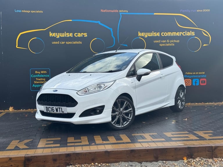 2016 Ford Fiesta 1.0 EcoBoost 125 ST-Line 3dr HATCHBACK PETROL Manual