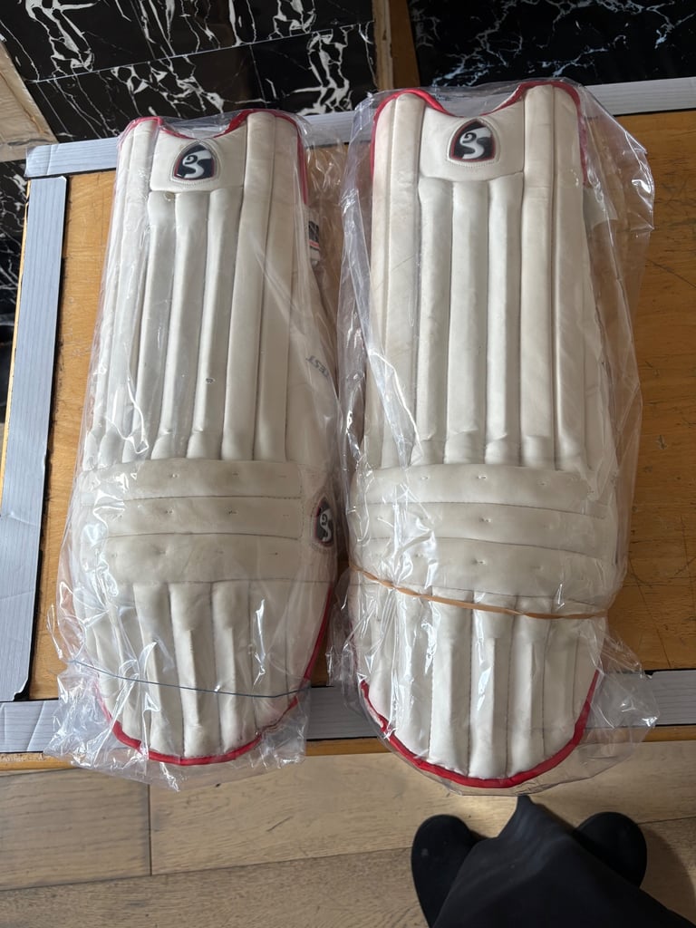 image for 2 x SG Test White Cricket Batting Pads