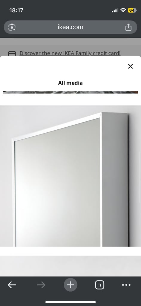 XL Mirror Ikea Hovet