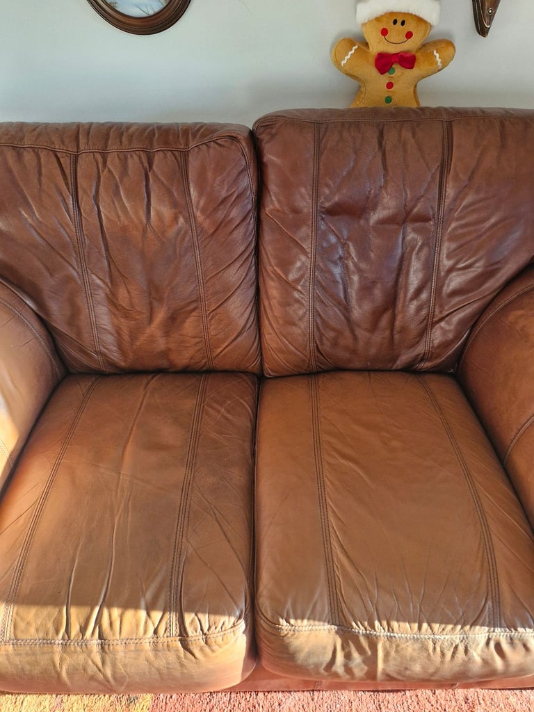 Real leather chair