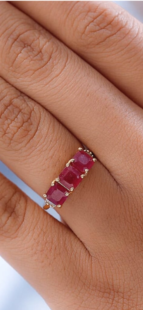 image for Ruby and diamond ring 