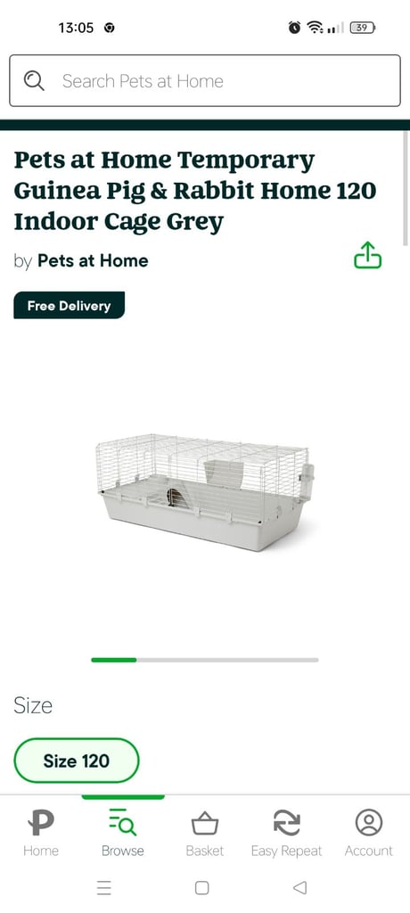 image for Rabbit hutch 120cm