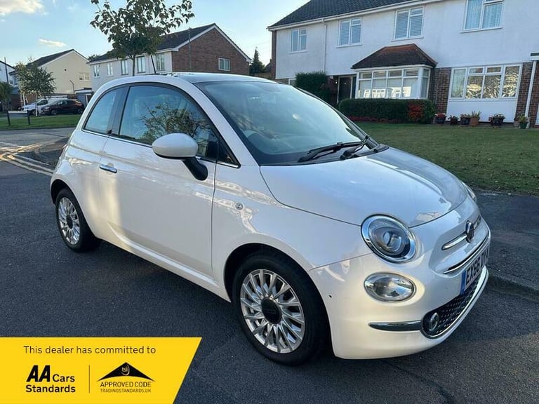 2016 Fiat 500 1.2 Lounge Euro 6 (s/s) 3dr HATCHBACK Petrol Manual