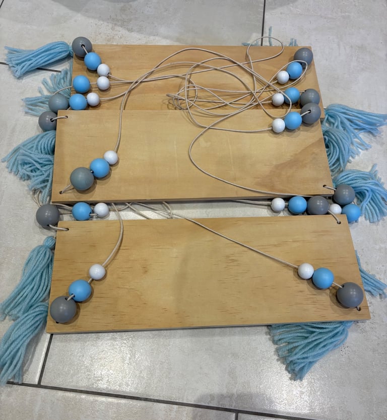 3 x children’s bedroom shelves 