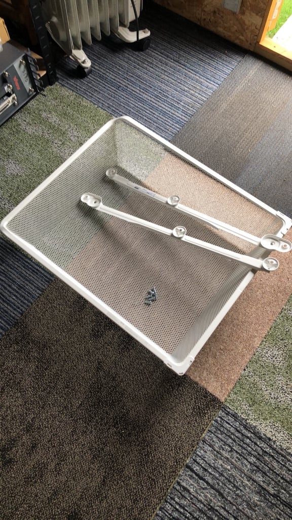 IKEA pax single wardrobe basket & brackets