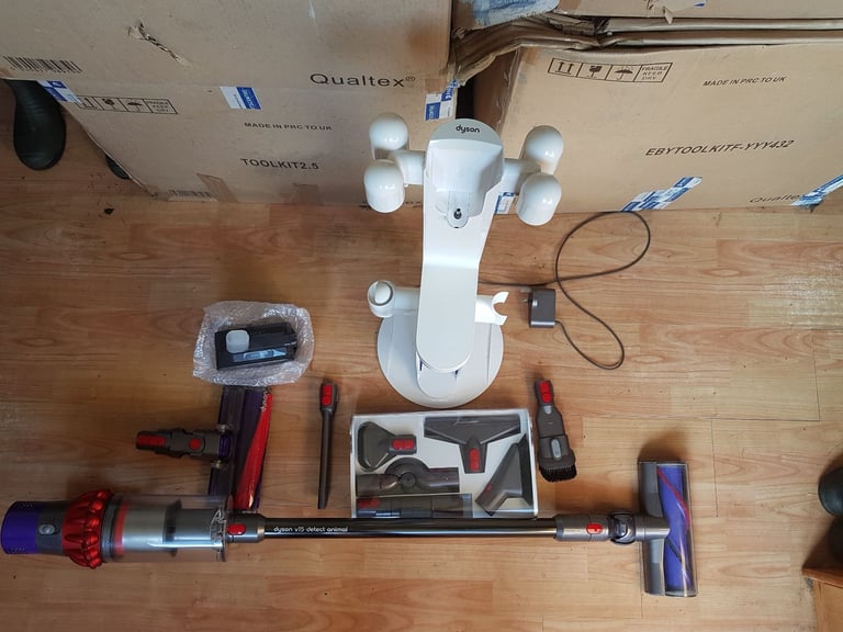 image for Dyson v10 Cyclone Absolute Cordless Vacuum Cleaner Dok Free-Standing Charging Station 