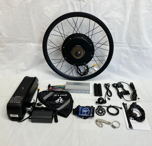 1500W Ebike Conversion Kit Rear Wheel Colour LCD 26&quot