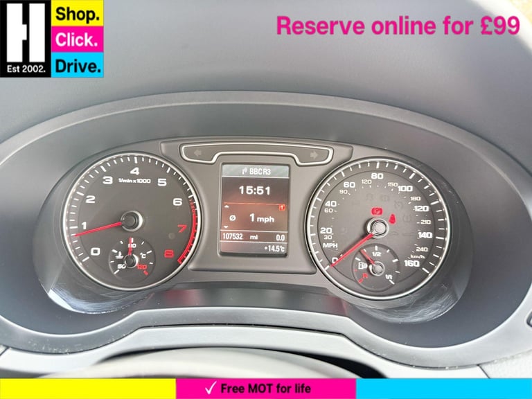 2012 Audi Q3 2.0 TFSI S line SUV 5dr Petrol Manual quattro Euro 5 (s/s) (170 ps) ESTATE Petrol Ma...
