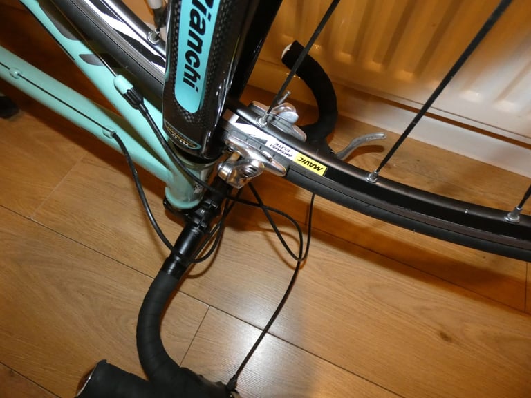 Bianchi road bike.