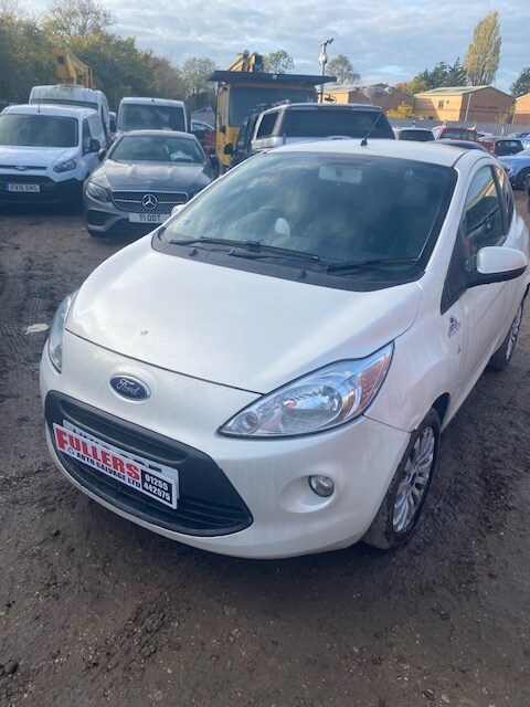 2012 Ford Ka 1.2 Zetec 3dr [Start Stop] DAMAGED REPAIRABLE SALVAGE HATCHBACK Petrol Manual