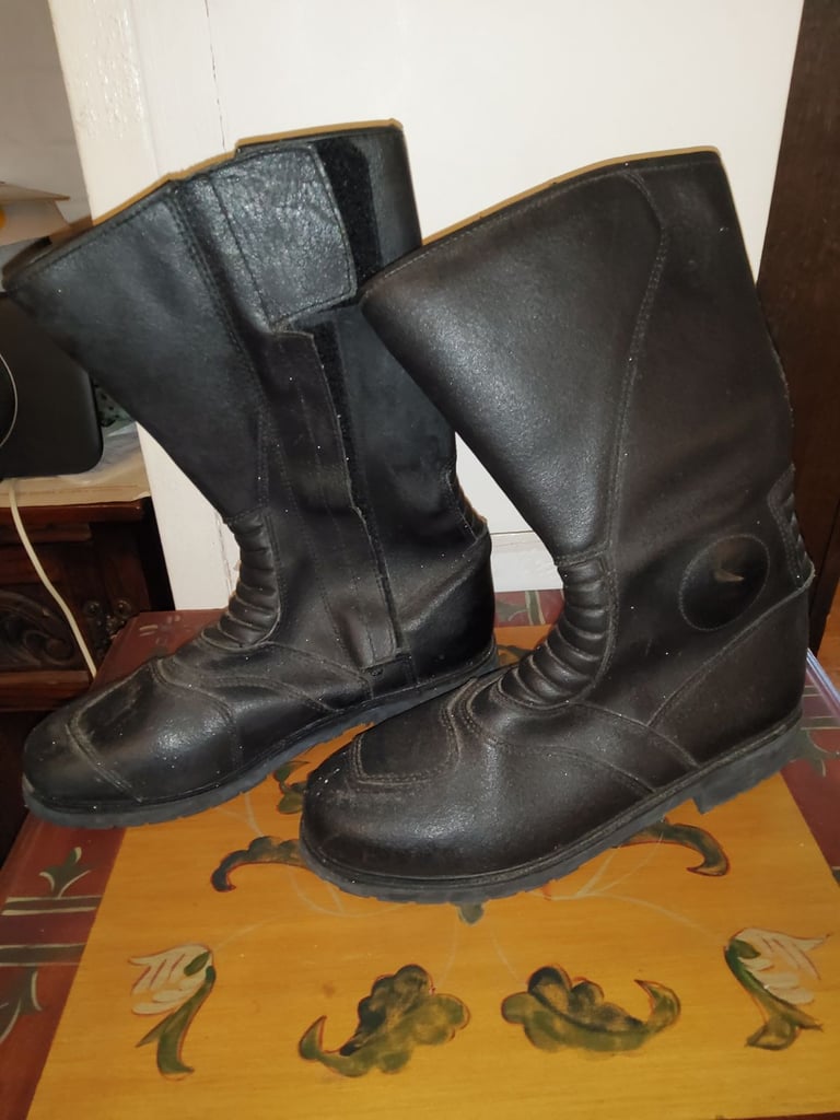 Pair of Ladies Motorcycle Boots Size 4