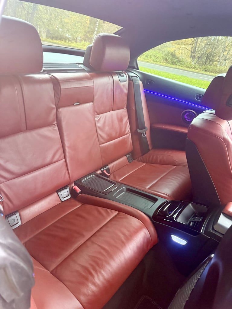 2010 BMW M3 DCT V8 E93 CONVERTIBLE ALPINE WHITE FOX RED