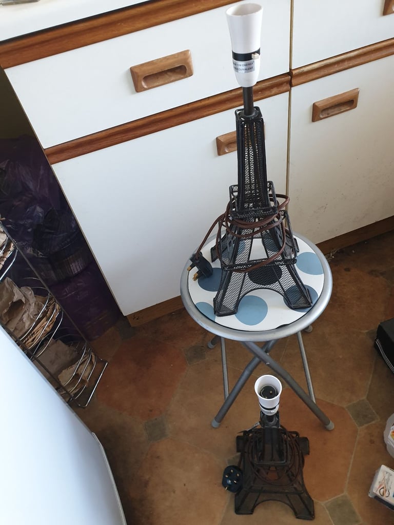 Eiffel tower lamp bases