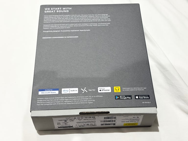CAN DELIVER,BRAND NEW Jabra Bluetooth Headset Evolve2 75 Made for iPhone Alexa ready 7 available