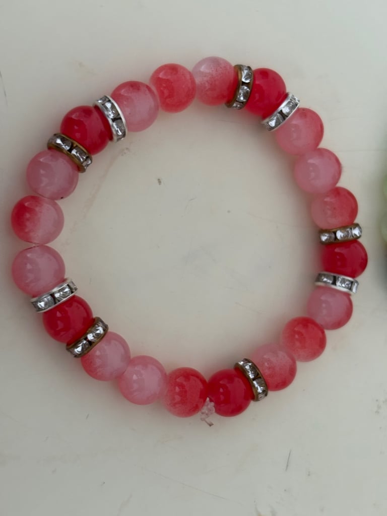 image for Glass bead bracelets made by Aamina