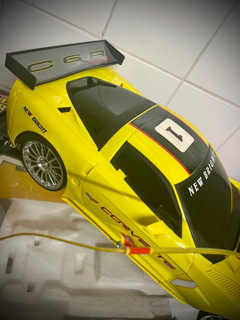 Vintage Radio control car corvette 