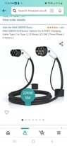 MAX GREEN EV/Electric Vehicle Car & PHEV Charging Cable 