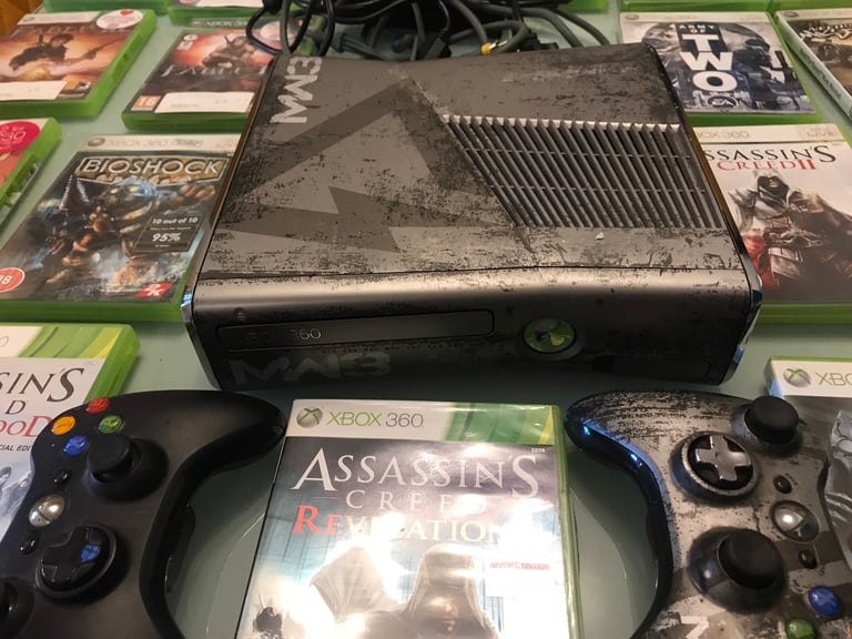 Xbox 360 MW3 edition with 31 games | in Wrexham | Gumtree