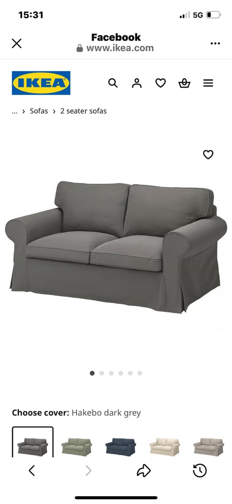 IKEA 2 seater Settee 
