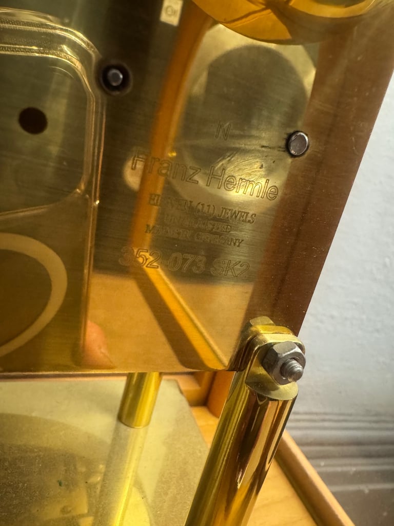 franz hermle clock Rrp £1600