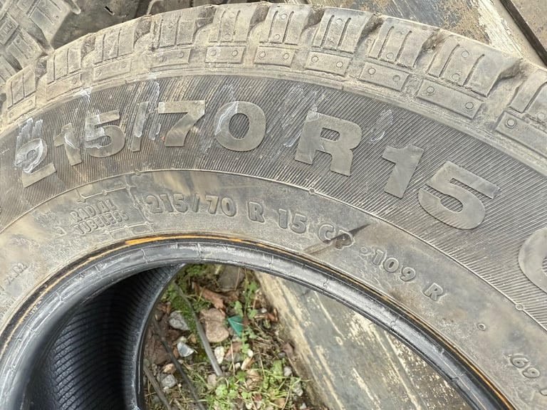 215/70/15 CP CONTINENTAL VANCO CAMPER Part Worn Tyre 5mm