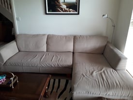 Beige Corner Sofa - NOW £150