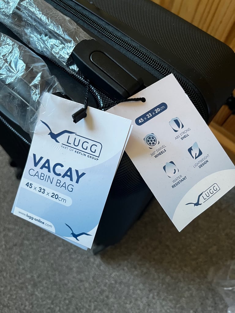 45 x 33 x 20cm Lugg cabin bag black 