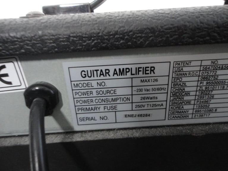 Peavy guitar Amp, model Max 126 