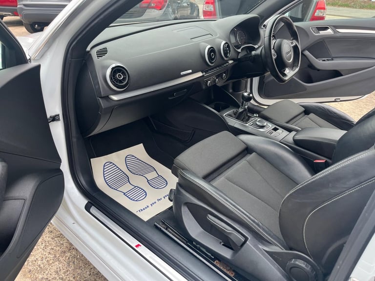 2014 Audi A3 1.4 TFSI CoD S line Euro 6 (s/s) 3dr HATCHBACK Petrol Manual