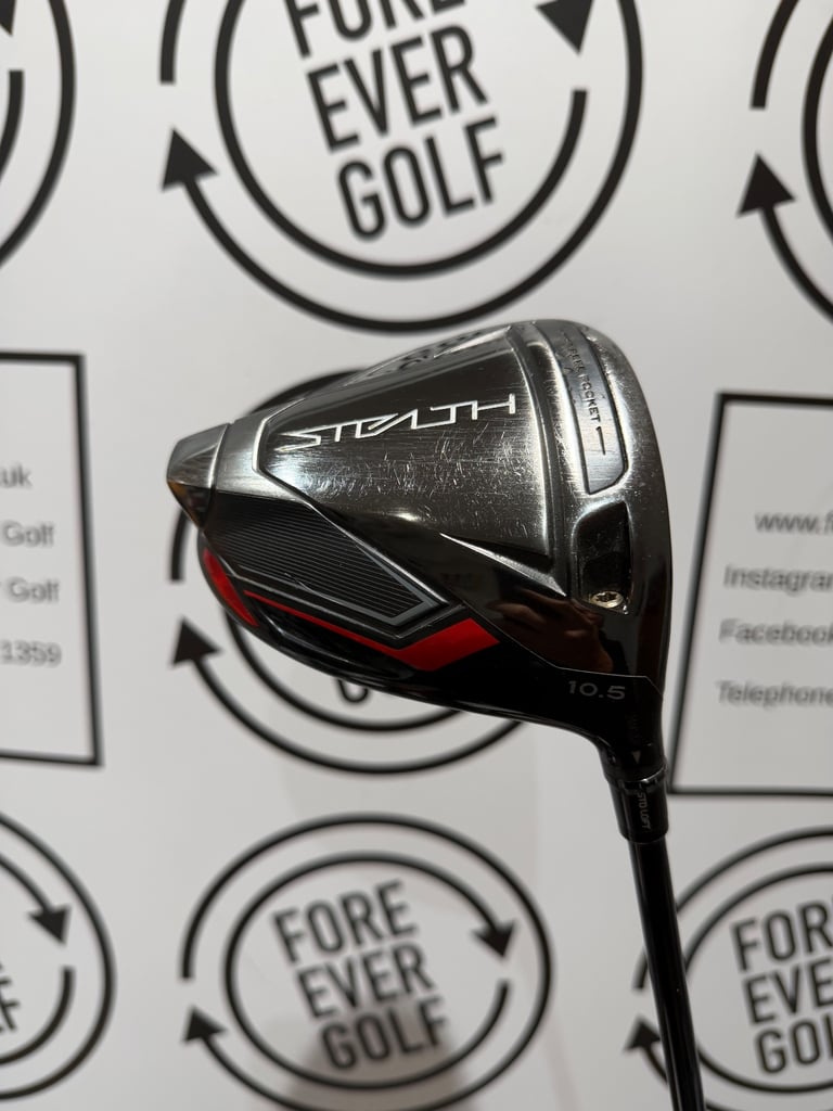 image for TAYLORMADE STEALTH DRIVER / 10.5 Degree / RH / 50g Reg Flex / GOOD USED