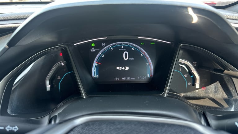 2019 Honda Civic 1.0 VTEC Turbo 126 SR 5dr Petrol Hatchback Hatchback Petrol Manual